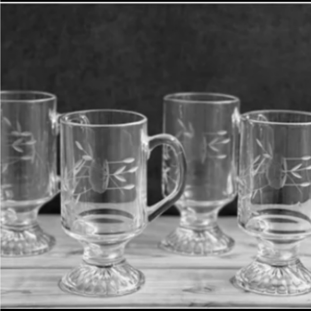 Princess house set of four hot Irish mugs set 4